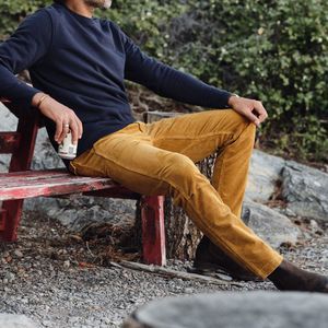 Relwen Corduroy Supply Pants in Bright Honey Men Size 34 EUC